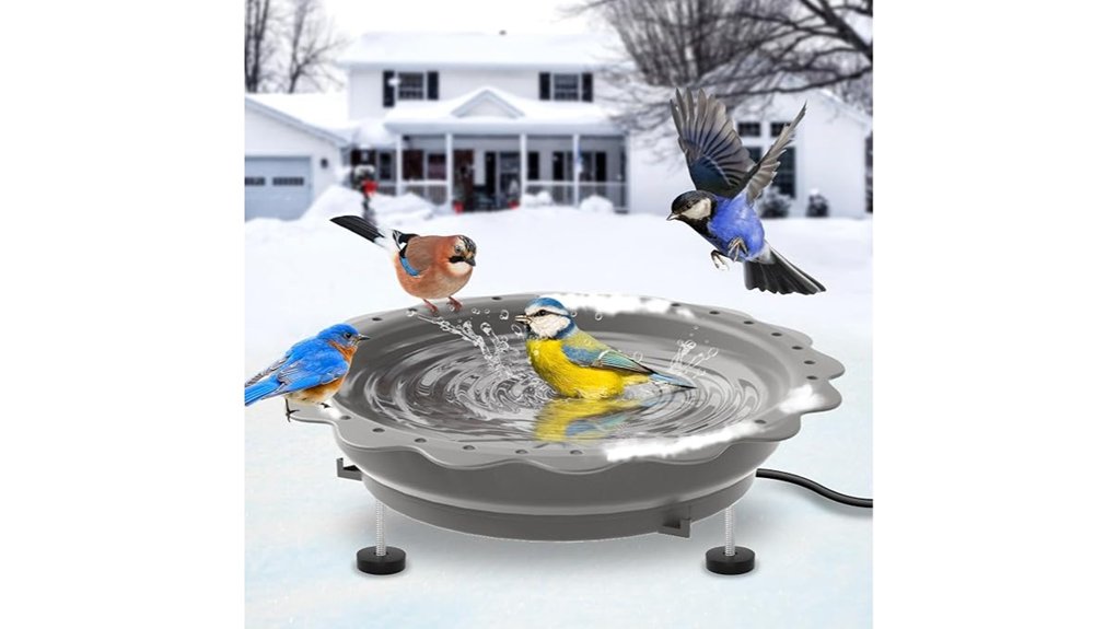 Heated Bird Baths for Winter: 20 Picks and the Depth Rule Most People Miss 20 heated grey outdoor birdbath