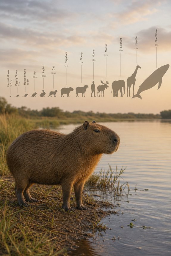 heaviest to smallest rodents