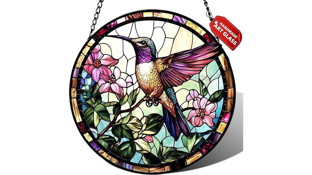 Top Gifts Hummingbird Lovers Are Buzzing About 6 hummingbird stained glass suncatcher