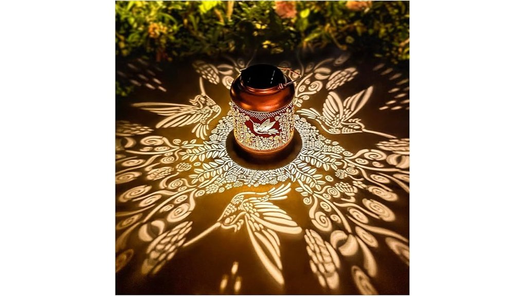 Top Gifts Hummingbird Lovers Are Buzzing About 9 hummingbird themed waterproof solar lanterns