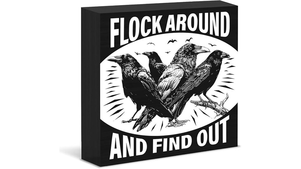 humorous black gothic crow