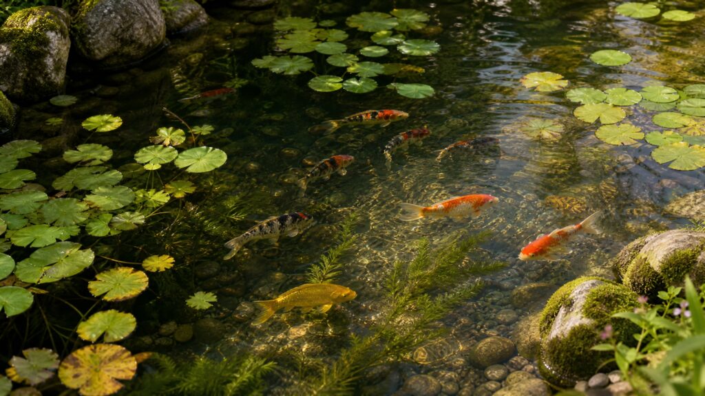 koi goldfish hardy pondfish