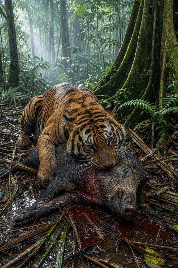 large abundant boar prey