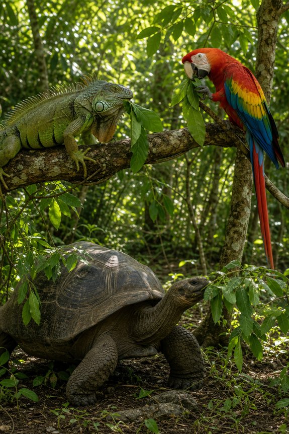 What Eats Tree Leaves: Leaf Eating Animals 17 leaf eating reptiles and parrots
