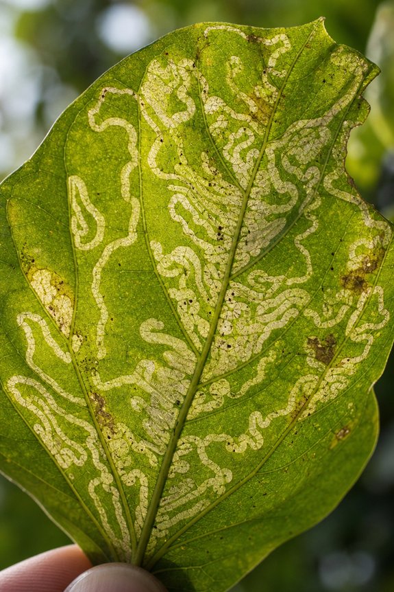 What Eats Tree Leaves: Leaf Eating Animals 21 leaf mining larval feeding patterns