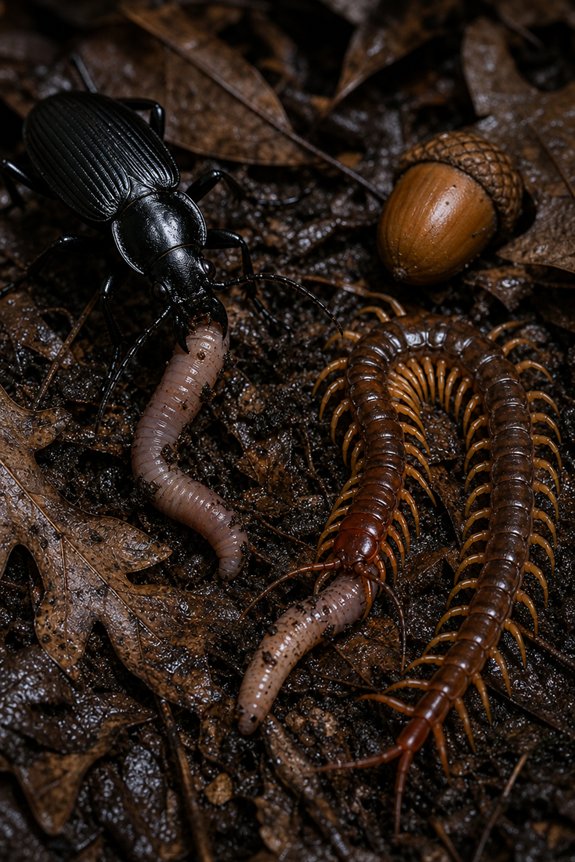 What Animals Eat Worms 14 nocturnal predators hunt surface worms