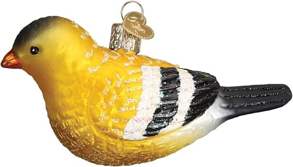 old world goldfinch ornament