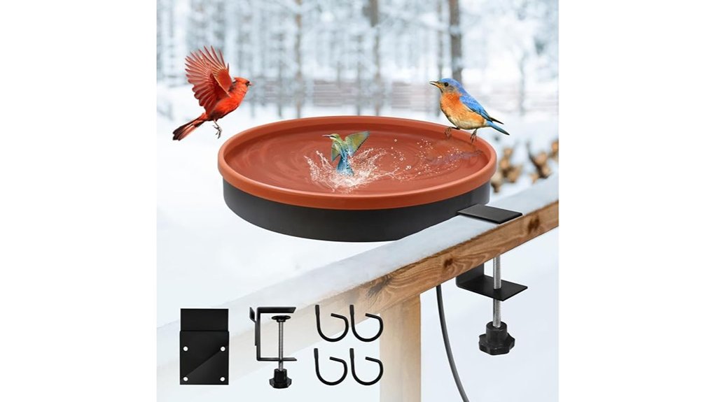 Heated Bird Baths for Winter: 20 Picks and the Depth Rule Most People Miss 19 outdoor thermostatic heated birdbath