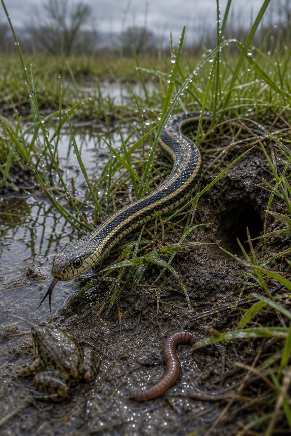 rain boosts snakes activity