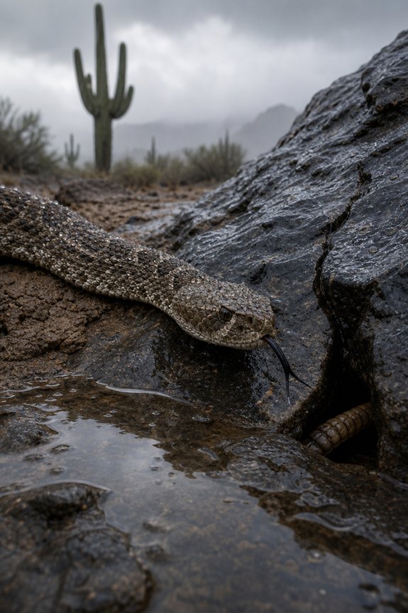 rain driven mate tracking behavior