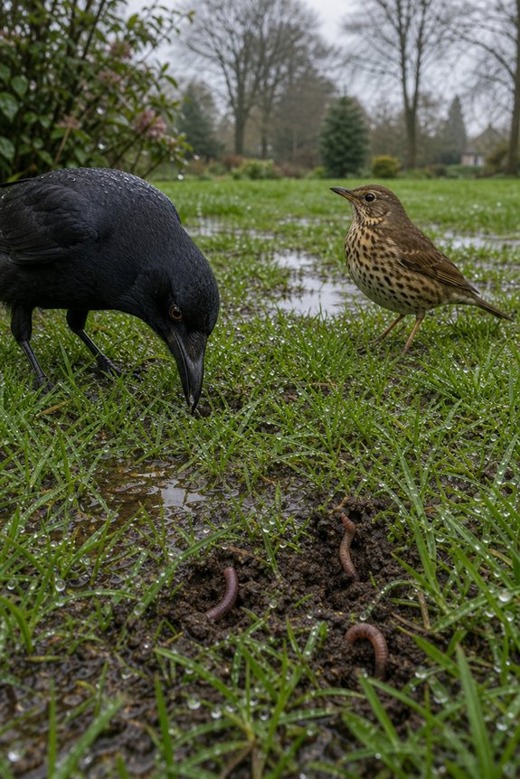 What Animals Eat Worms 5 rainstorms bring worm bonanza