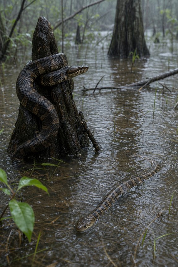 rainy season snake encounters warnings