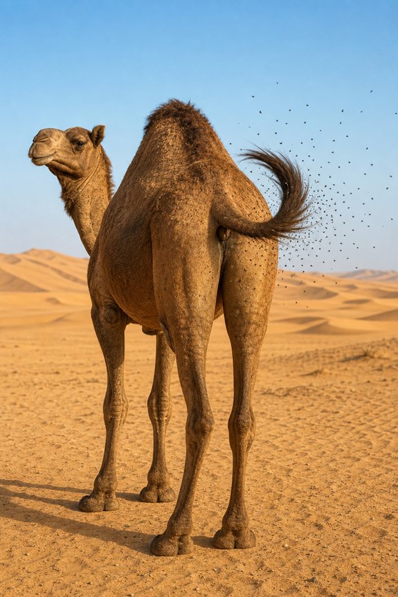rapid tail swats repel insects