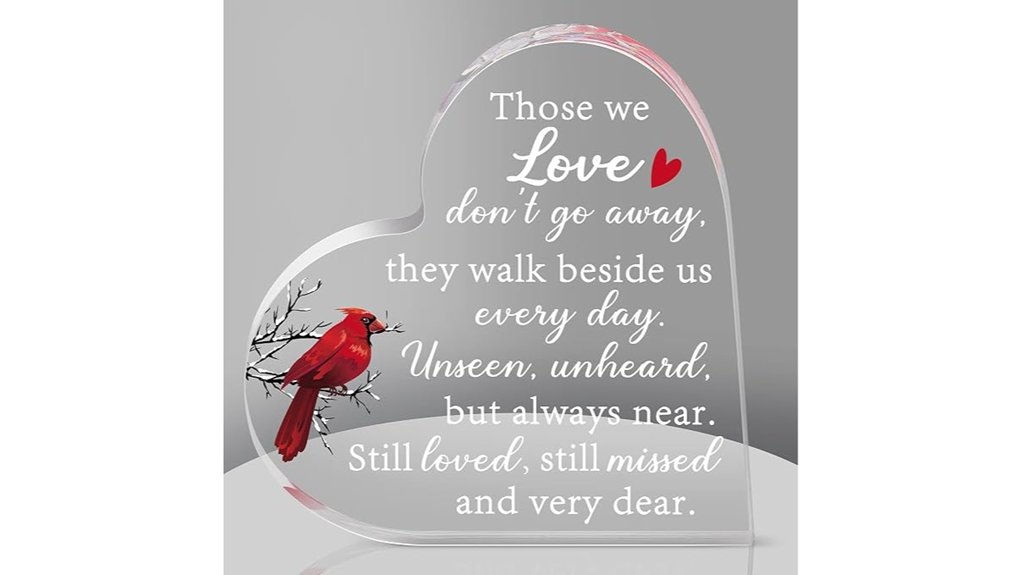 The Best Cardinal Gifts That Wow Any Fan 19 red cardinal sympathy heart
