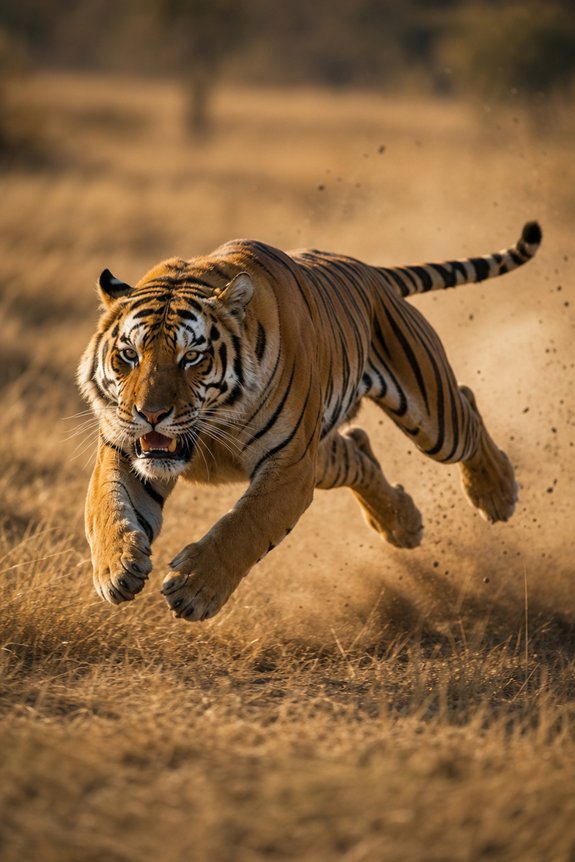 How Fast Can a Tiger Run 5 short burst fast twitch sprinting