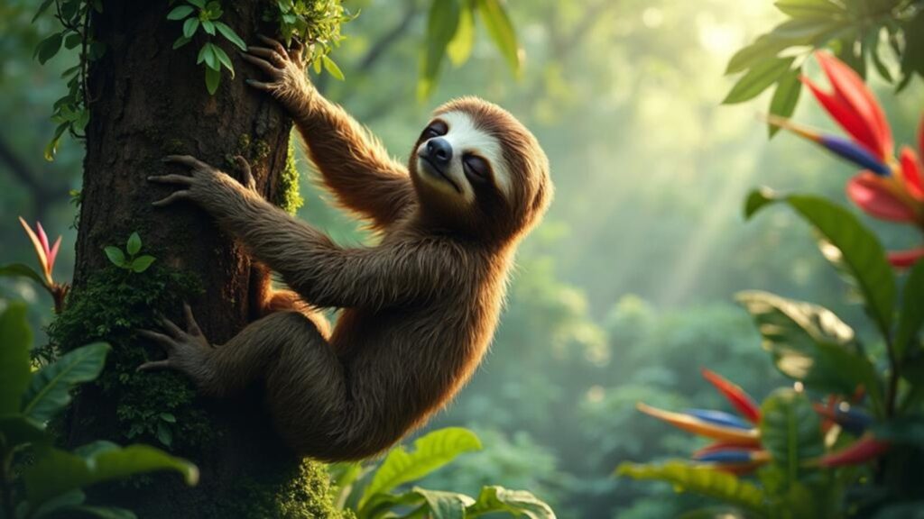sloths unique sleep patterns