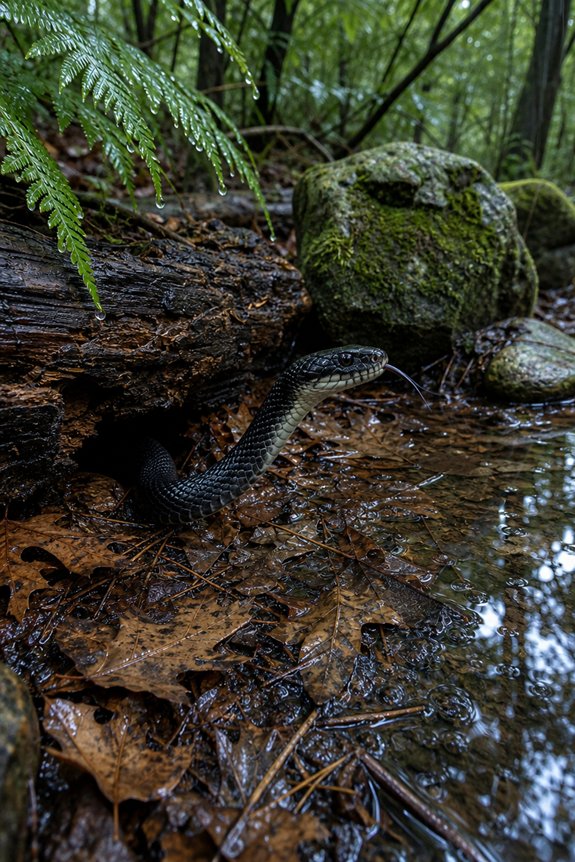snakes emerge after storms