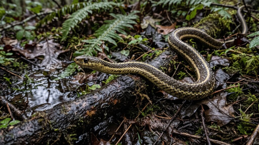 snakes emerge during rain