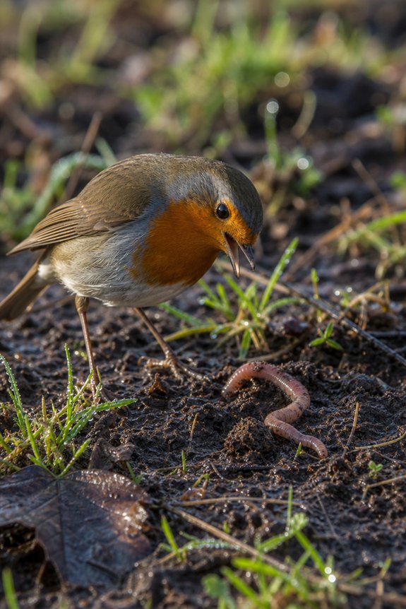 What Animals Eat Worms 23 spring and fall worm emergence