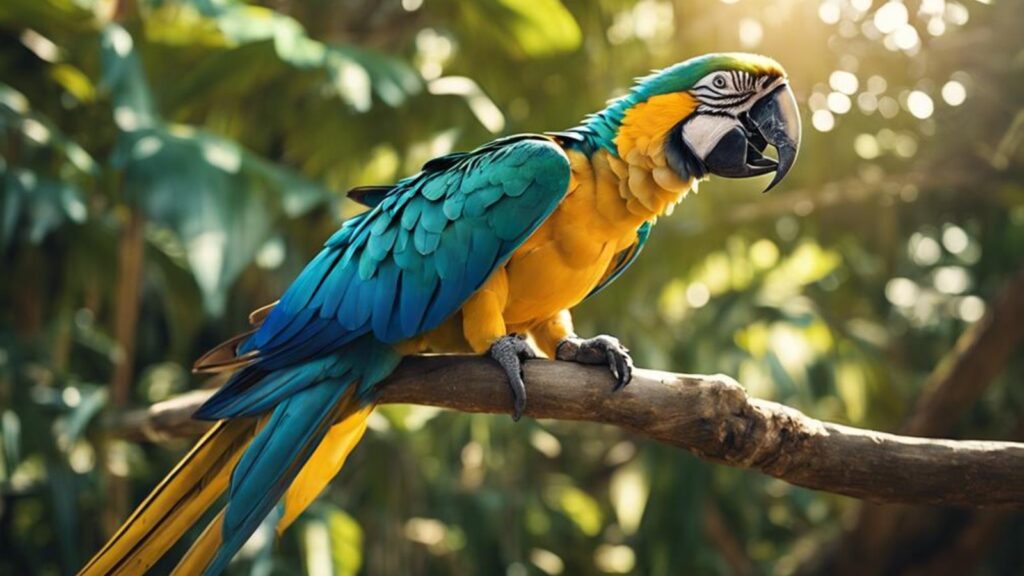vivid blue and yellow