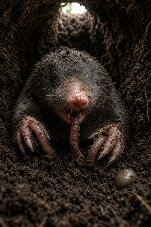 What Animals Eat Worms 12 subterranean earthworm hunting specialists