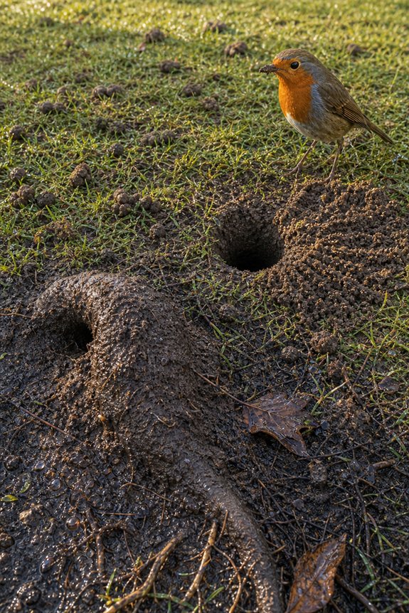 What Animals Eat Worms 27 surface and subterranean feeding signs
