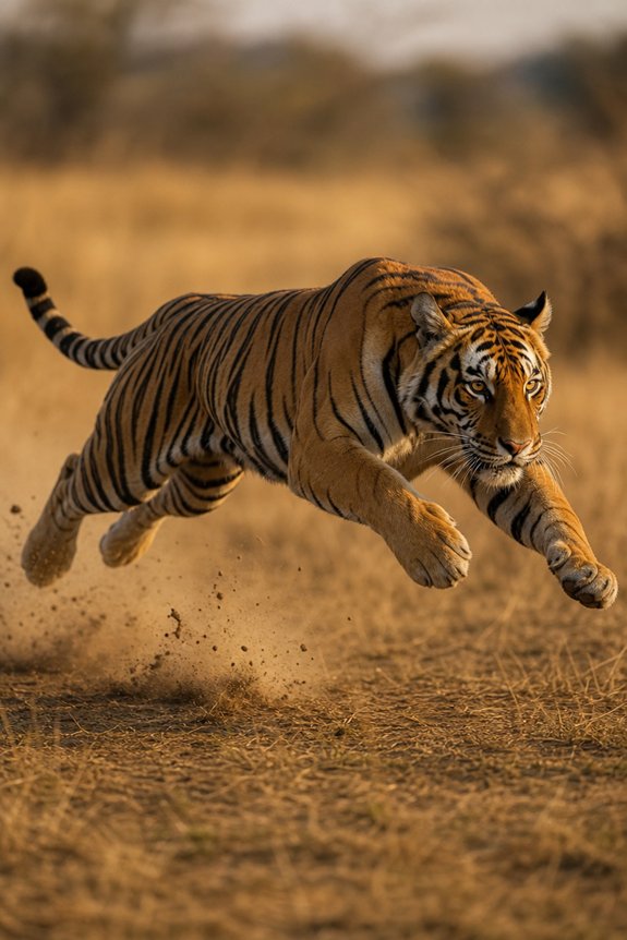 How Fast Can a Tiger Run 10 ten metre explosive ambush leap