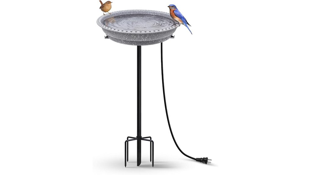 Heated Bird Baths for Winter: 20 Picks and the Depth Rule Most People Miss 5 thermostat controlled heated bird bath