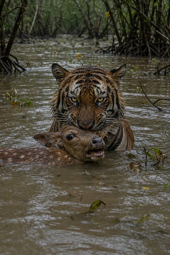 tigers adapt diet during floods