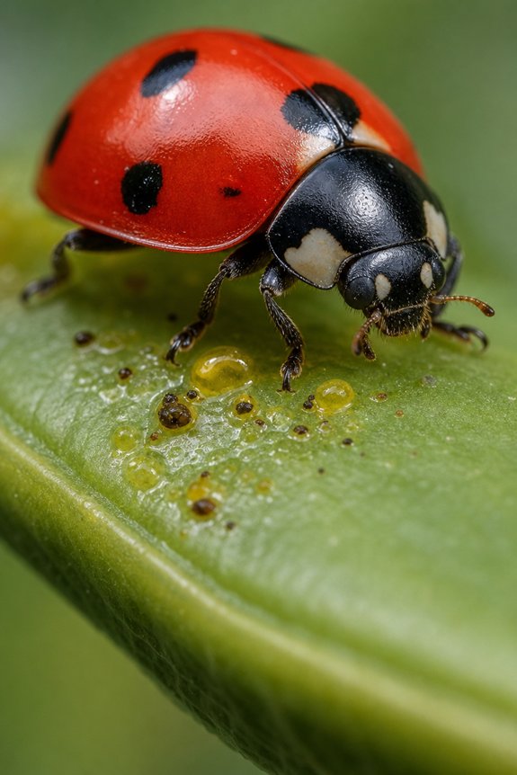 Do Ladybugs Pee and Poop? What They Really Leave Behind 5 tiny dark insect droppings