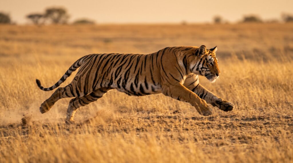 How Fast Can a Tiger Run 2 top sprint speed of tiger