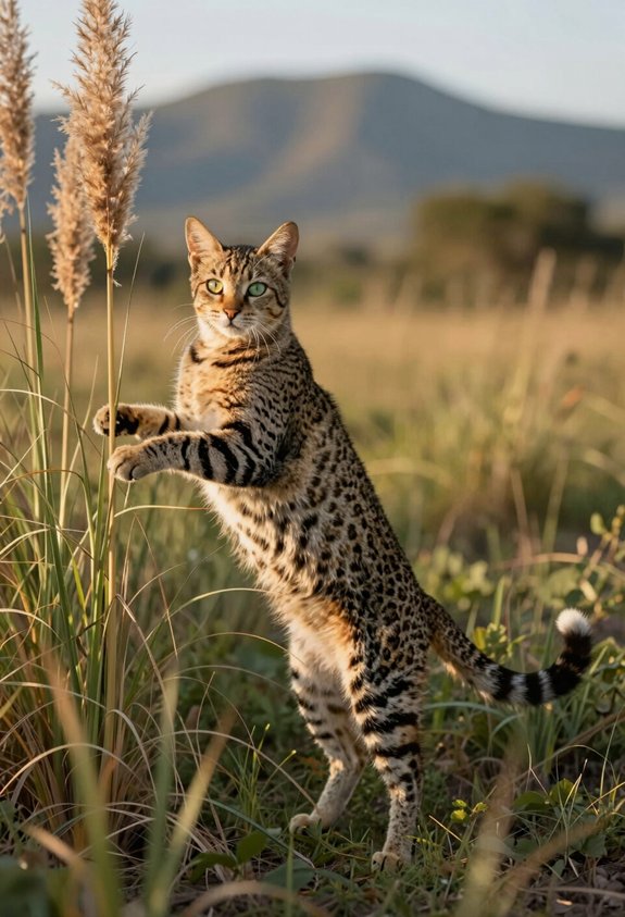 upright tailed geoffroy s cat surveys