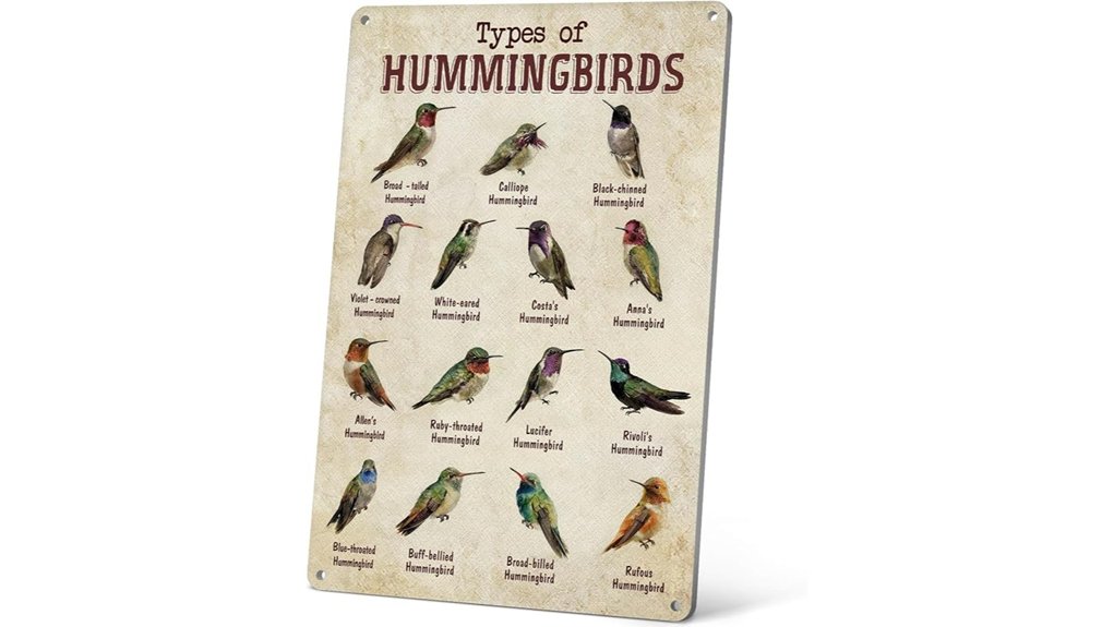 Top Gifts Hummingbird Lovers Are Buzzing About 17 vintage hummingbird guide sign