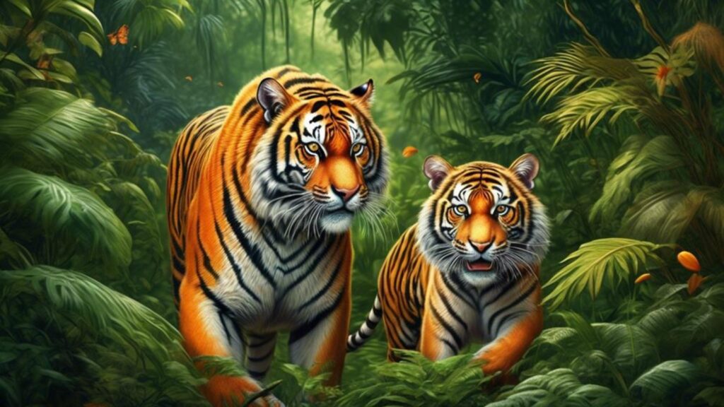 female tiger identity name and characteristics