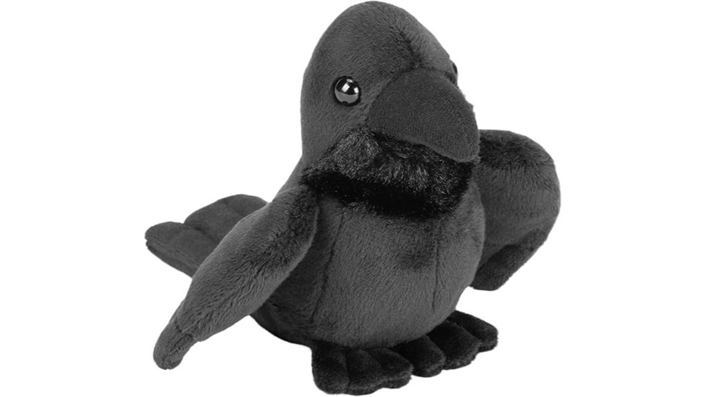 wild republic pocketkins raven plush