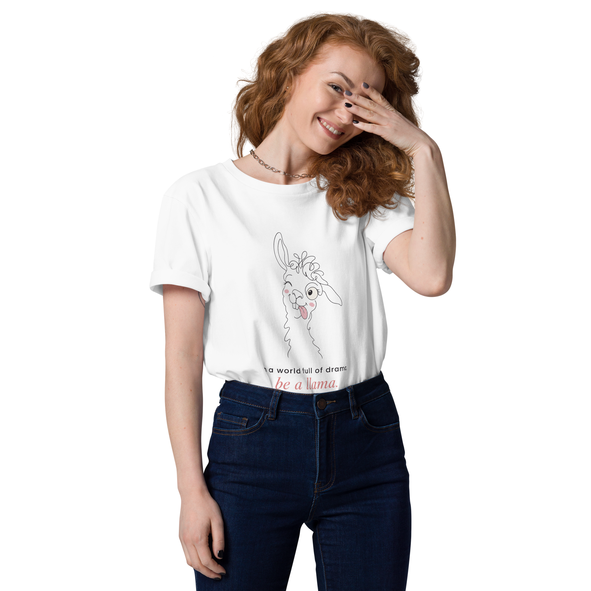 Funny Llama T Shirt: Organic Cotton Tee | Simply Ecologist 2 Funny Llama T Shirt: Organic Cotton Tee | Simply Ecologist - Image 2