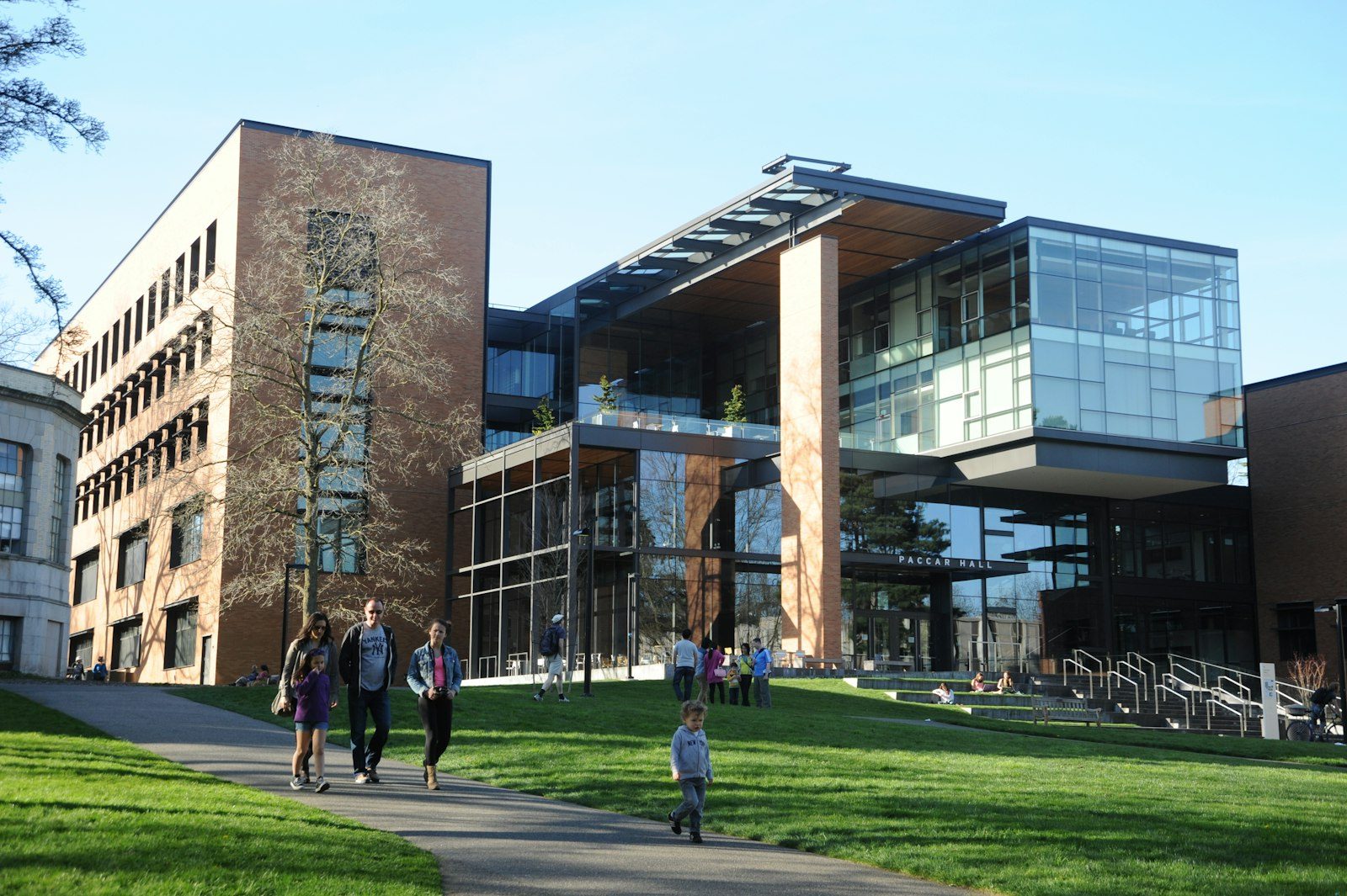 university campus building where wildlife biology graduate students study